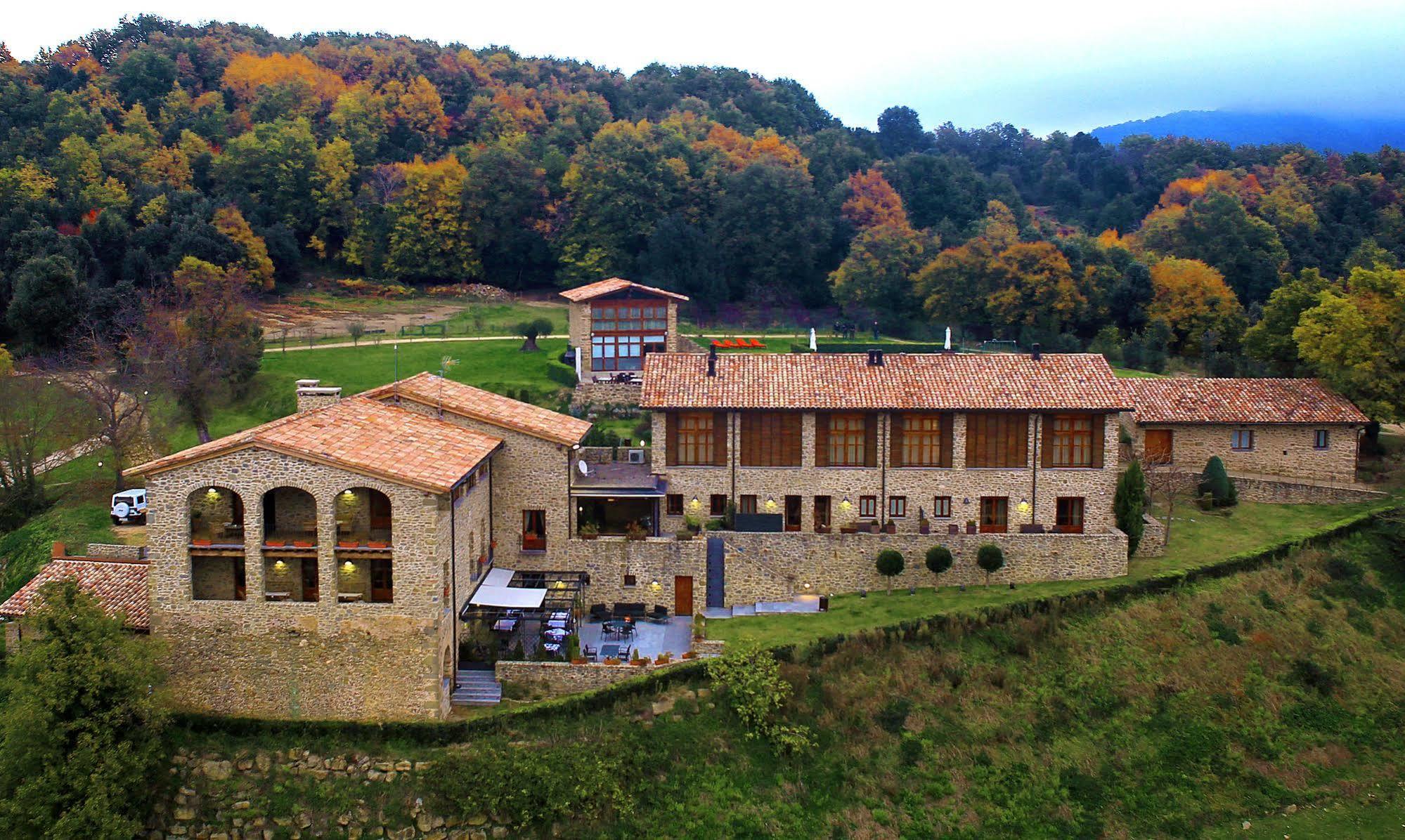 Hotel Restaurante El Ventos Sant Felíu de Pallarols 외부 사진