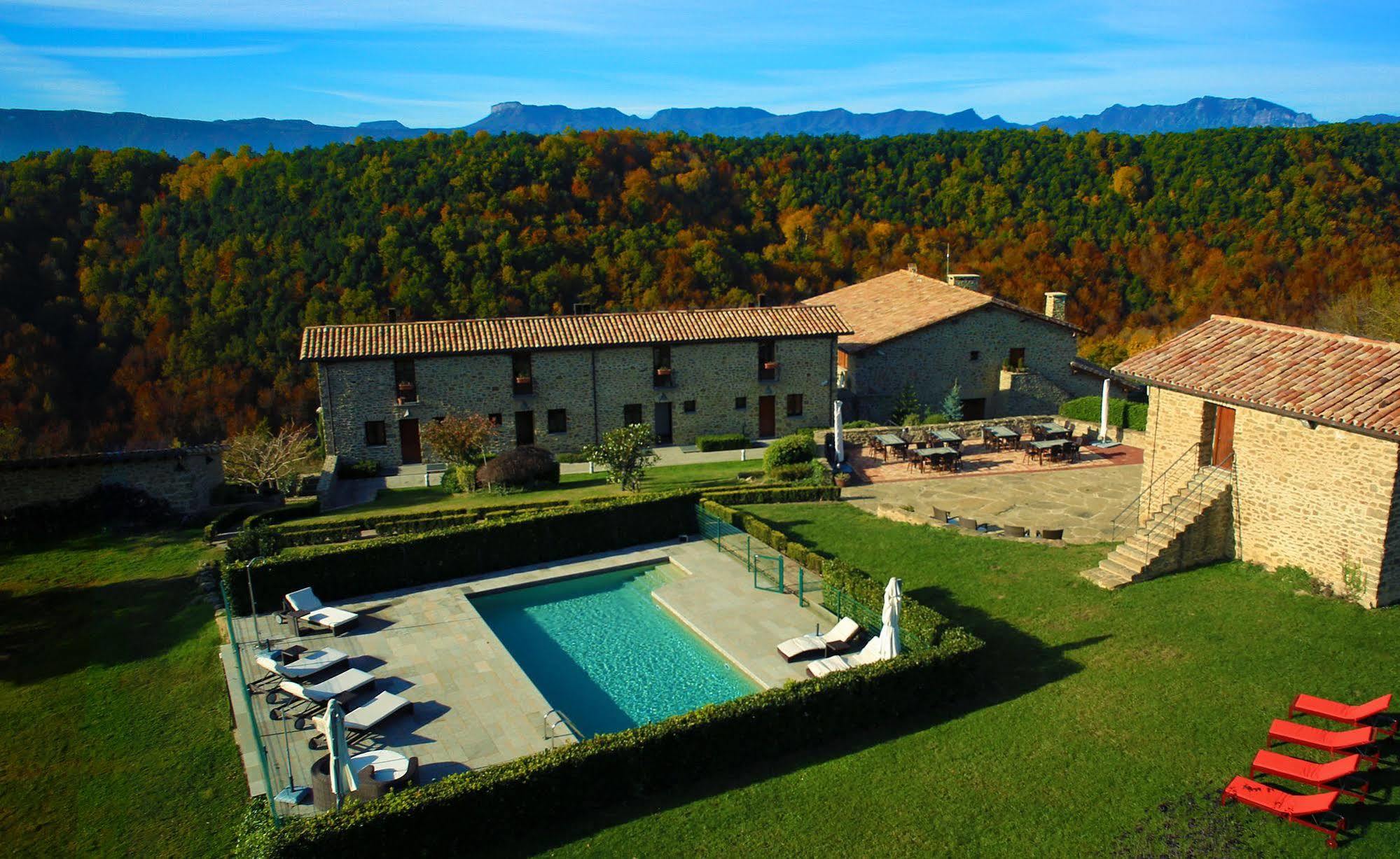 Hotel Restaurante El Ventos Sant Felíu de Pallarols 외부 사진